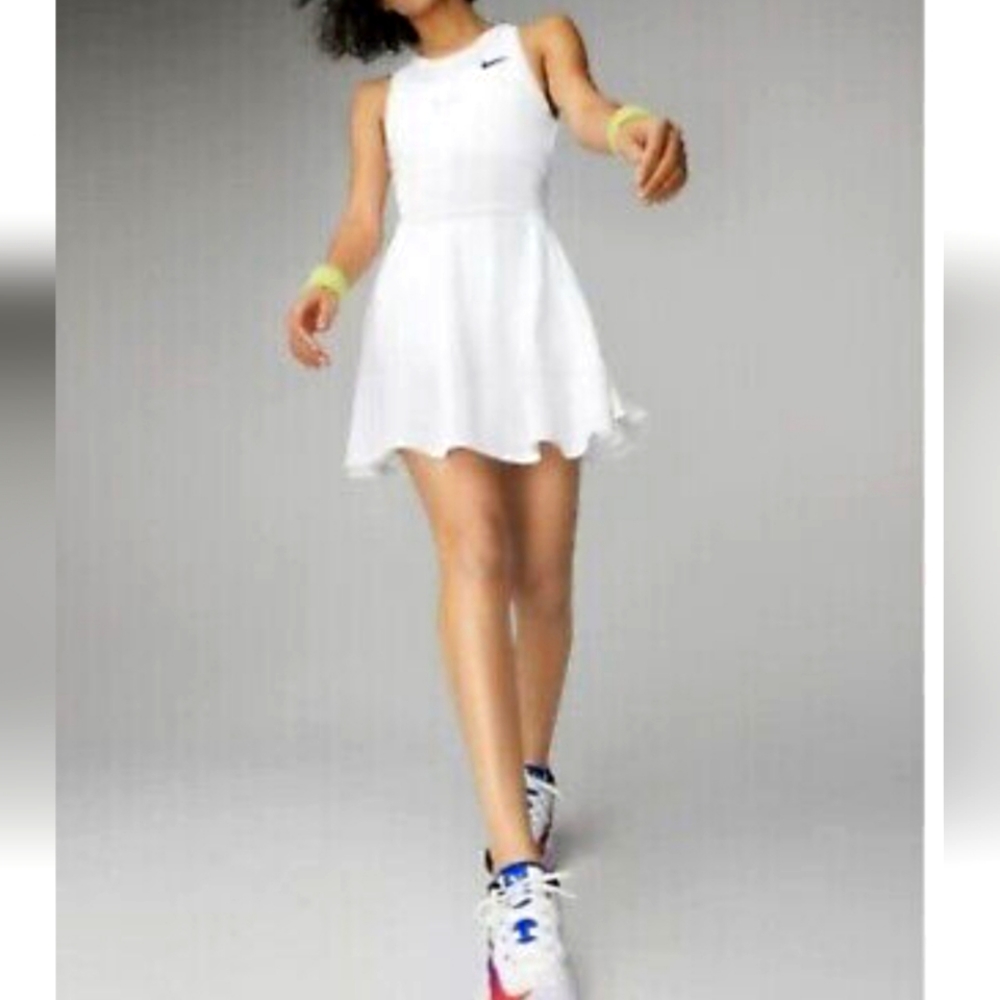 NWT Women's Nike Court Dri-fit Advantage Tennis Dress Plus Size - Picture 7 of 14